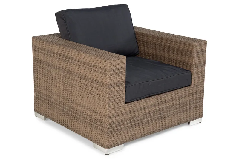 Pehmusteen päällinen Bahamas Nojatuoli - Harmaa - Puutarhakalusteet - Terassiryhmät - Päälliset