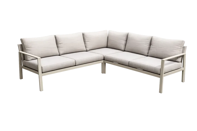 Palermo Puutarhakalusteryhmä Kulmasetti - Beige - Puutarhakalusteet - Terassiryhmät - Sohvaryhmät ulos