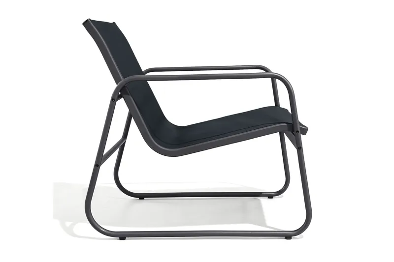 Pelanda-loungeryhmä ulkokäyttöön - Musta - Puutarhakalusteet - Terassiryhmät - Sohvaryhmät ulos