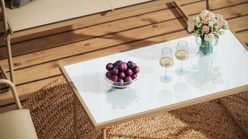 Pelanda Loungetiimi - Beige - Puutarhakalusteet - Terassiryhmät - Sohvaryhmät ulos