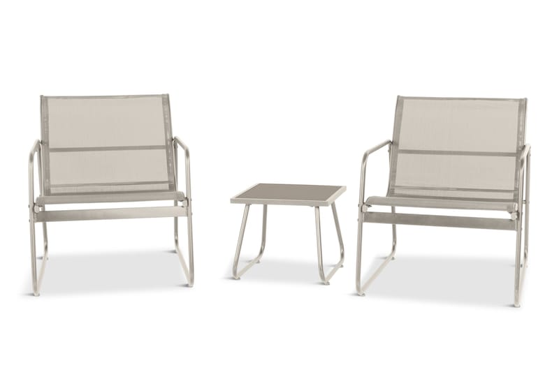 Pelanda ulkokäyttöön tarkoitettu kahvilasetti - Beige - Puutarhakalusteet - Terassiryhmät - Sohvaryhmät ulos