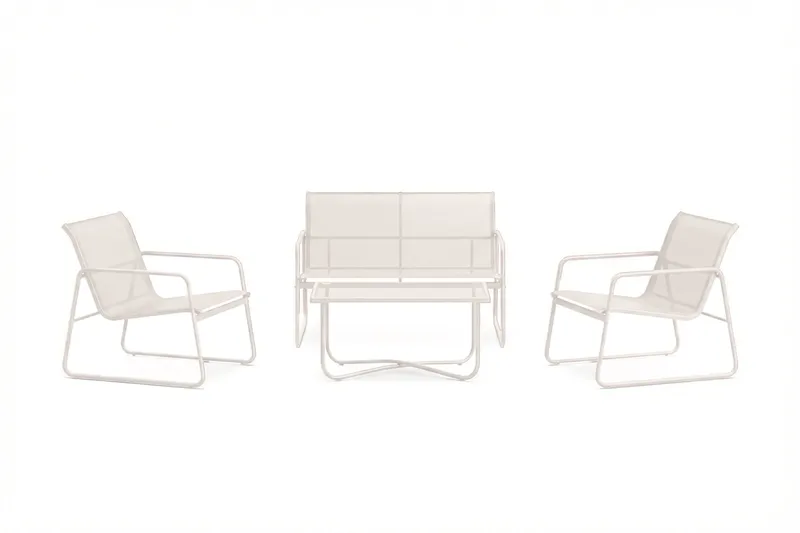 Pelanda ulkokäyttöön tarkoitettu lounge-ryhmä - Beige - Puutarhakalusteet - Terassiryhmät - Sohvaryhmät ulos