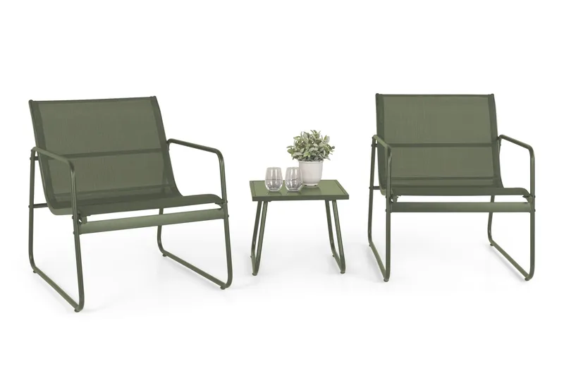 Pelanda ulkolounge-ryhmä - Vihreä - Puutarhakalusteet - Terassiryhmät - Sohvaryhmät ulos