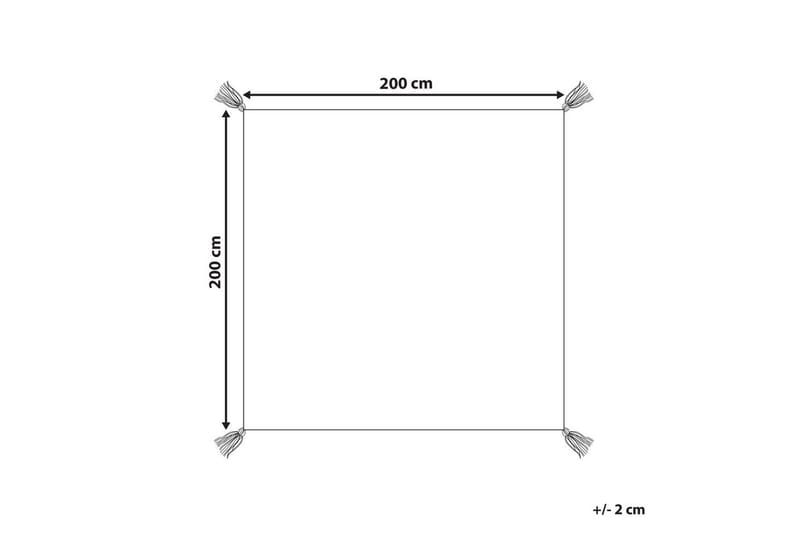 Piknik-viltti Lashari Neliö - Neliö - Kodintekstiilit & matot - Tyyny & torkkupeitto - Torkkupeitto & viltti