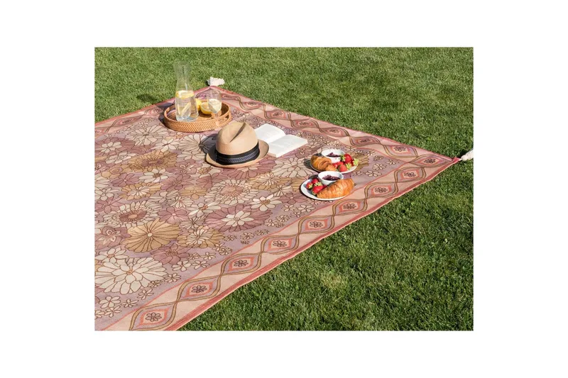 Piknik-viltti Lashari Neliö - Neliö - Kodintekstiilit & matot - Tyyny & torkkupeitto - Torkkupeitto & viltti