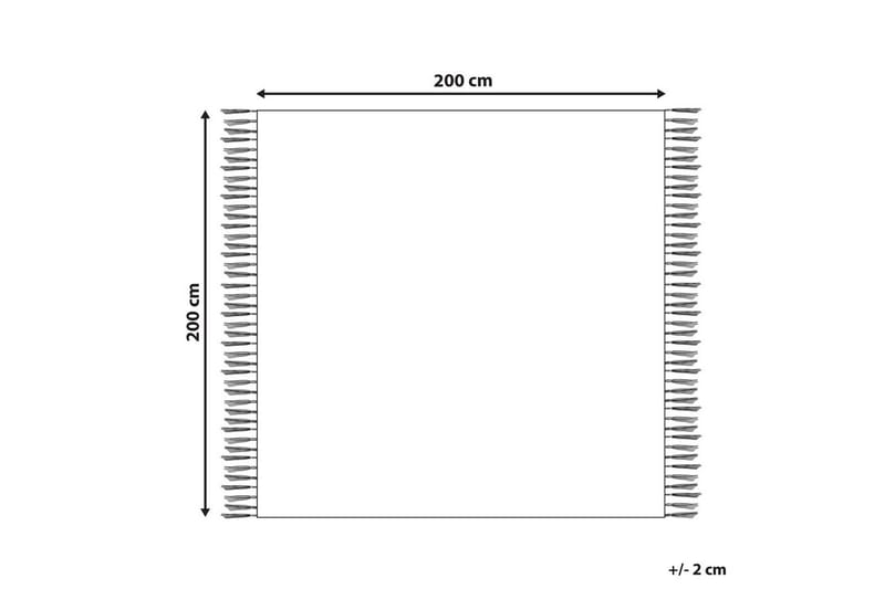 Piknik-viltti Mouza 200x200 cm - 200x200 cm - Puutarhakalusteet - Terassiryhmät - Päälliset