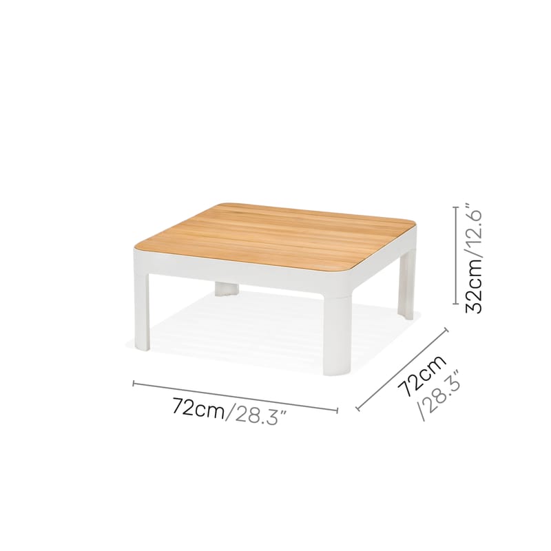 Portals Ulkomodulisetti 2× 2-istuttavat sohvat + sohvapöytä - Korallihiekka - Puutarhakalusteet - Terassiryhmät - Sohvaryhmät ulos