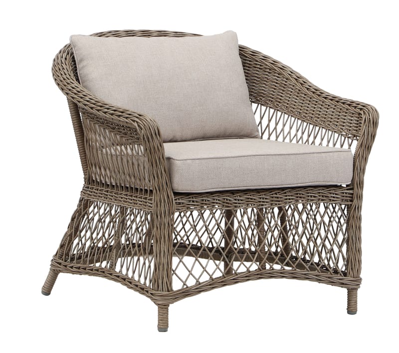 Provence Lounge Ulkokalusteryhmä - Beige - Puutarhakalusteet - Terassiryhmät - Sohvaryhmät ulos