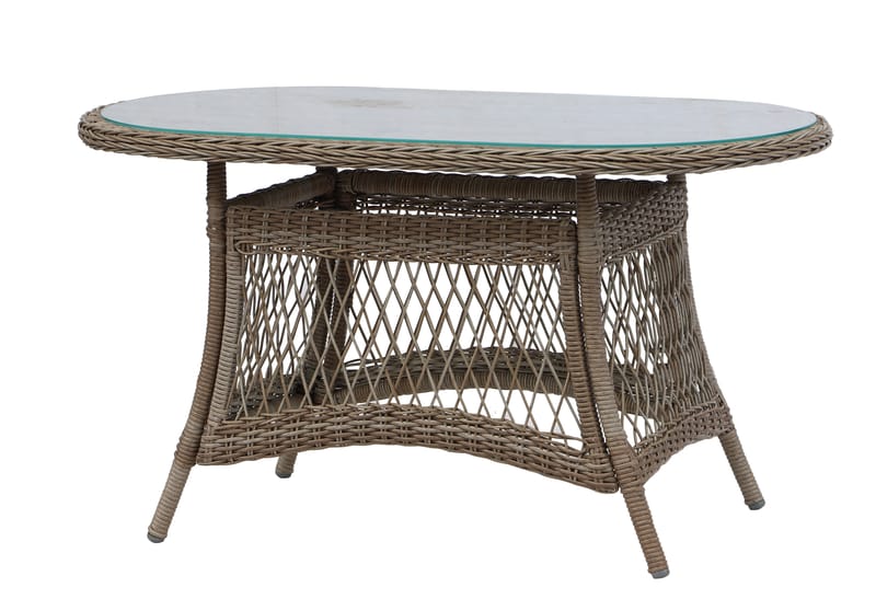 Provence Lounge Ulkokalusteryhmä - Beige - Puutarhakalusteet - Terassiryhmät - Sohvaryhmät ulos