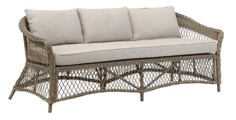 Provence Lounge Ulkokalusteryhmä - Beige - Puutarhakalusteet - Terassiryhmät - Sohvaryhmät ulos