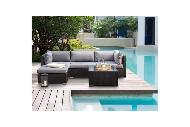 Puutarhakulmasohva Sano - Oikeakätinen - Puutarhakalusteet - Terassiryhmät - Sohvaryhmät ulos