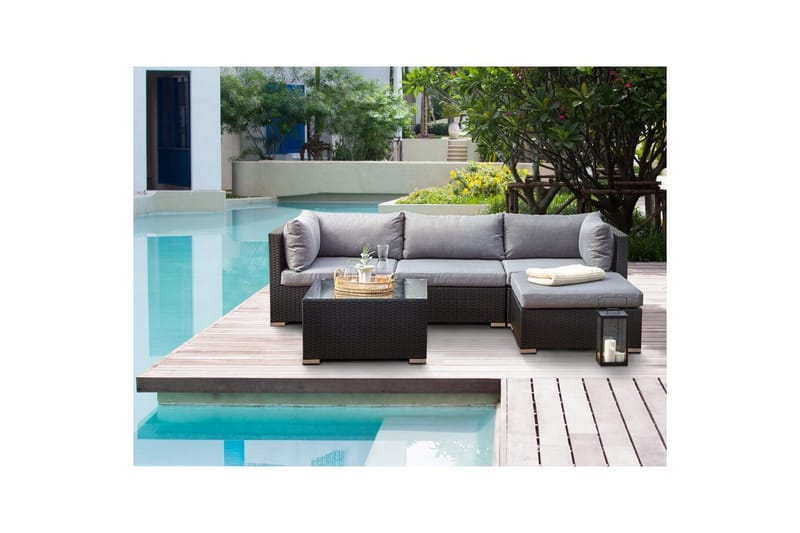 Puutarhakulmasohva Sano - Vasenkätinen - Puutarhakalusteet - Terassiryhmät - Sohvaryhmät ulos