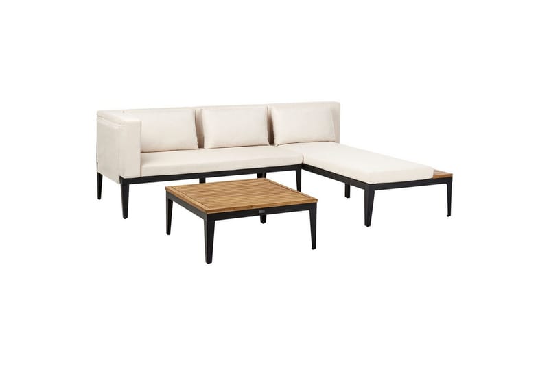 Puutarhan kulmasohva pöydällä 3-istuttava Bracciano - Puutarhakalusteet - Terassiryhmät - Sohvaryhmät ulos