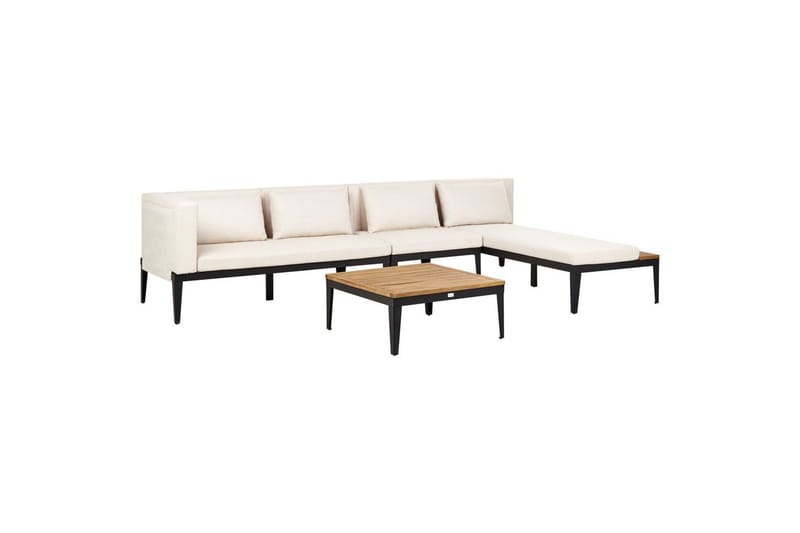 Puutarhan kulmasohva pöydällä 4-istuttava Bracciano - Puutarhakalusteet - Terassiryhmät - Sohvaryhmät ulos