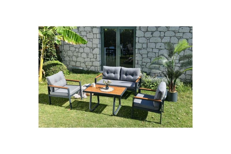 Puutarhan oleskeluryhmä Bernati Antrasiitti / Harmaa, Harmaa/Antrasiitti