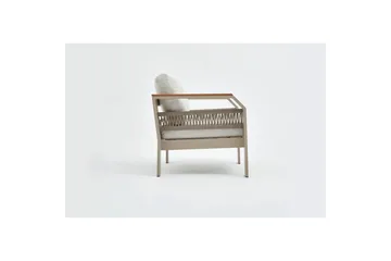 Puutarhan oleskeluryhmä Farra Beige - Beige - Puutarhakalusteet - Terassiryhmät - Sohvaryhmät ulos