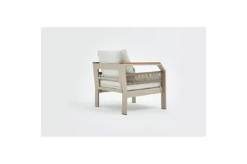 Puutarhan oleskeluryhmä Farra Beige - Beige - Puutarhakalusteet - Terassiryhmät - Sohvaryhmät ulos