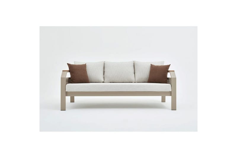 Puutarhan oleskeluryhmä Farra Beige - Beige - Puutarhakalusteet - Terassiryhmät - Sohvaryhmät ulos