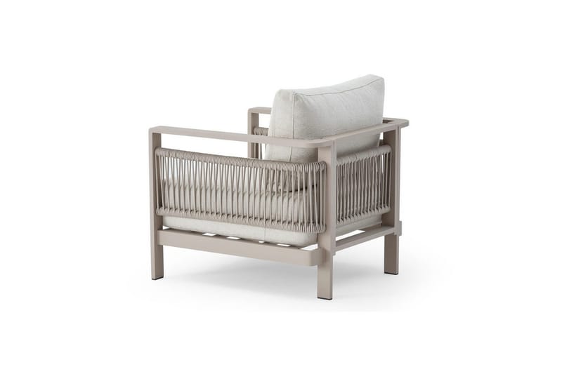 Puutarhan oleskeluryhmä Hungirr Beige - Beige - Puutarhakalusteet - Terassiryhmät - Sohvaryhmät ulos