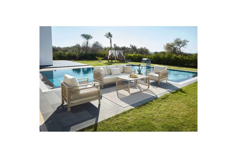 Puutarhan oleskeluryhmä Hungirr Beige, Beige