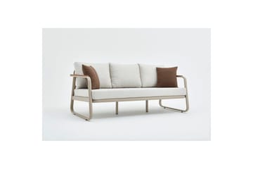 Puutarhan oleskeluryhmä Rio Beige - Beige - Puutarhakalusteet - Terassiryhmät - Sohvaryhmät ulos