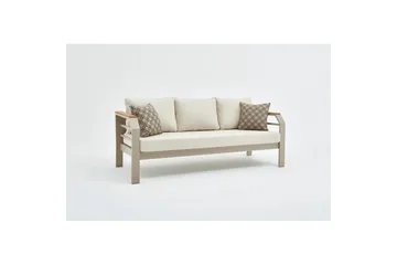 Puutarhan oleskeluryhmä Sudassento Beige - Beige - Puutarhakalusteet - Terassiryhmät - Sohvaryhmät ulos