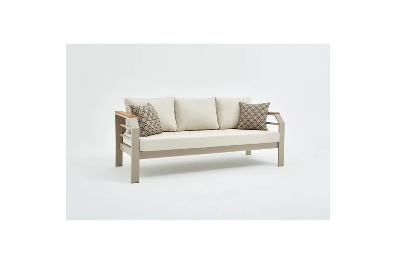 Puutarhan oleskeluryhmä Sudassento Beige - Beige - Puutarhakalusteet - Terassiryhmät - Sohvaryhmät ulos