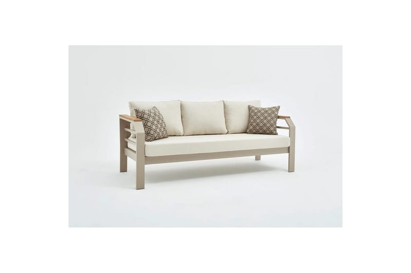 Puutarhan oleskeluryhmä Sudassento Beige - Beige - Puutarhakalusteet - Terassiryhmät - Sohvaryhmät ulos