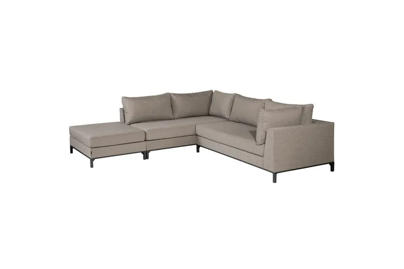 Puutarhan sohvakalusto Sisilia, Taupe, Vasen