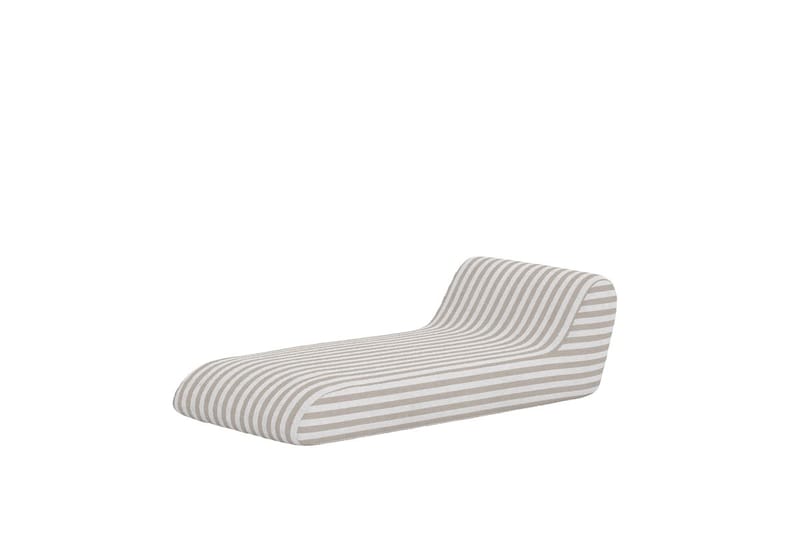 Redang aurinkotuoli ulkokäyttöön - Beige ja valkoiset raidat - Puutarhakalusteet - Terassiryhmät - Aurinkovuode