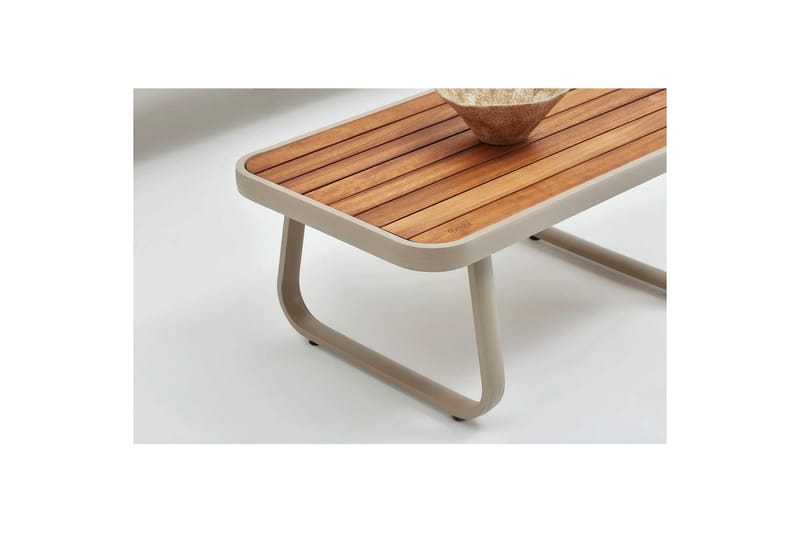 Rio Sohvasetti Outdoor 6 Istuttava Beige - Beige - Puutarhakalusteet - Terassiryhmät - Sohvaryhmät ulos
