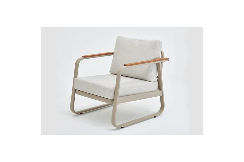 Rio Sohvasetti Outdoor 6 Istuttava Beige - Beige - Puutarhakalusteet - Terassiryhmät - Sohvaryhmät ulos