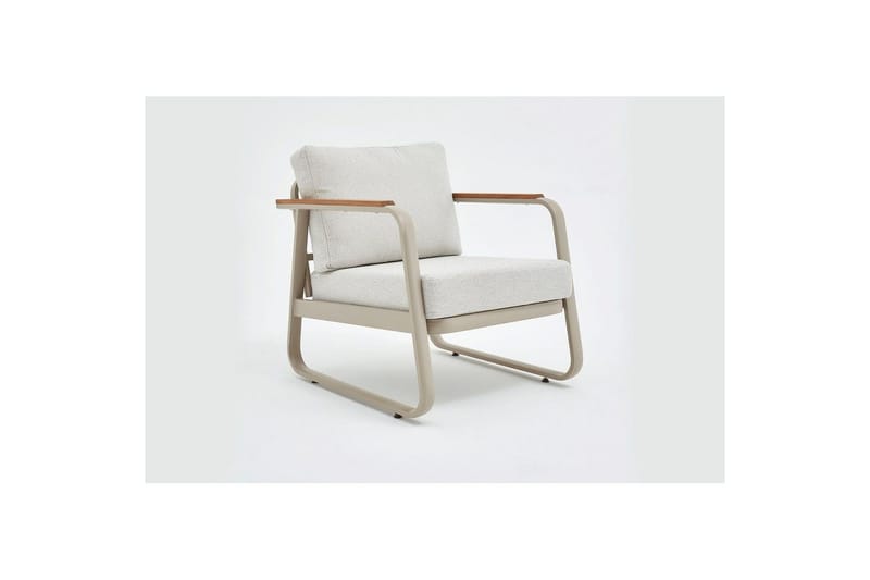 Rio Sohvasetti Outdoor 6 Istuttava Beige - Beige - Puutarhakalusteet - Terassiryhmät - Sohvaryhmät ulos