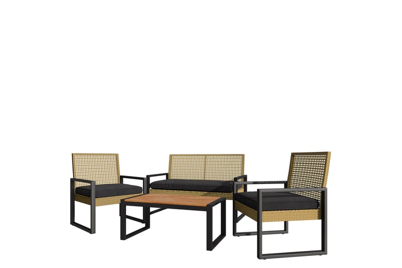 Rosemere Oleskeluryhmä Ulkokäyttöön, Ruskea/Musta