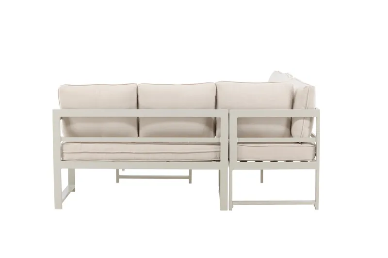 Salvador Sohvaryhmä Ulkokäyttöön 4-istuttava - Musta - Puutarhakalusteet - Terassiryhmät - Oleskeluryhmät