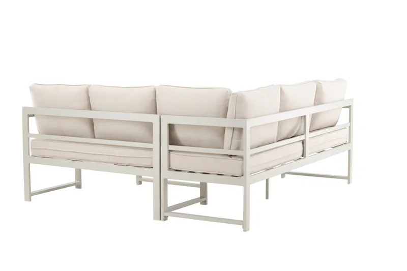 Salvador Sohvaryhmä Ulkokäyttöön 4-istuttava - Musta - Puutarhakalusteet - Terassiryhmät - Oleskeluryhmät