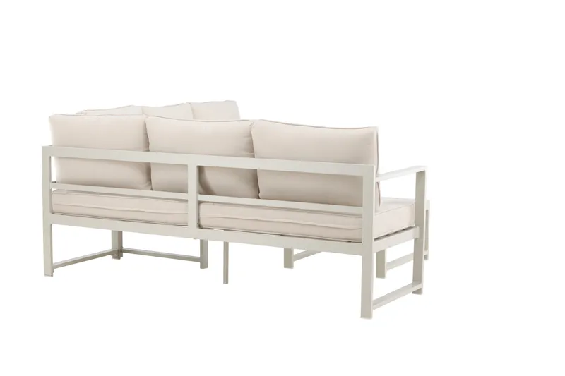 Salvador Sohvaryhmä Ulkokäyttöön 4-istuttava - Musta - Puutarhakalusteet - Terassiryhmät - Oleskeluryhmät