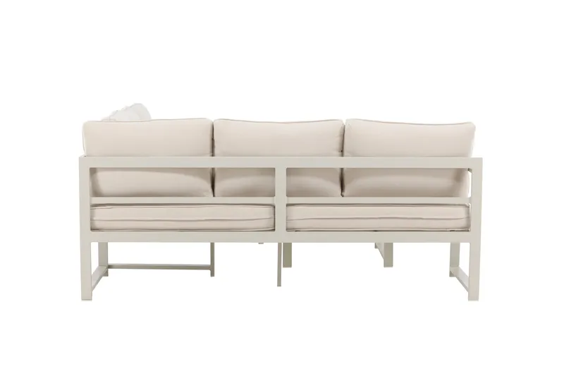 Salvador Sohvaryhmä Ulkokäyttöön 4-istuttava - Musta - Puutarhakalusteet - Terassiryhmät - Oleskeluryhmät