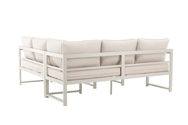 Salvador Sohvaryhmä Ulkokäyttöön 4-istuttava - Musta - Puutarhakalusteet - Terassiryhmät - Oleskeluryhmät