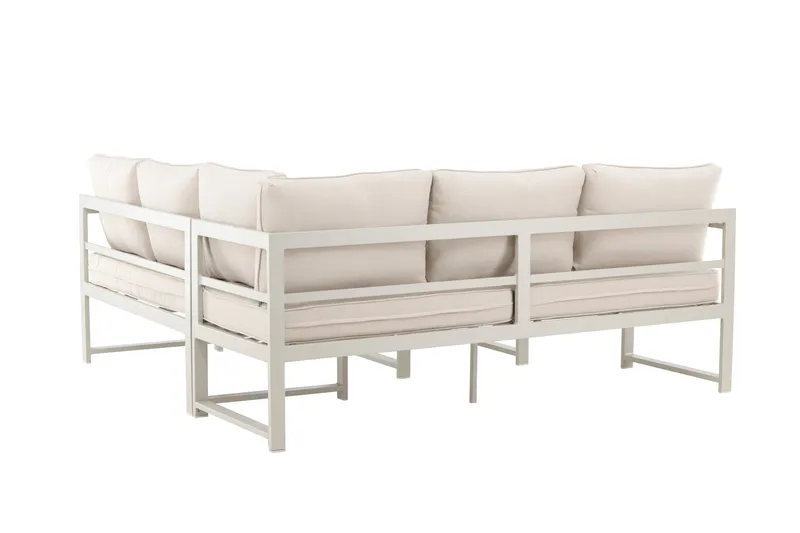 Salvador Sohvaryhmä Ulkokäyttöön 4-istuttava - Musta - Puutarhakalusteet - Terassiryhmät - Oleskeluryhmät