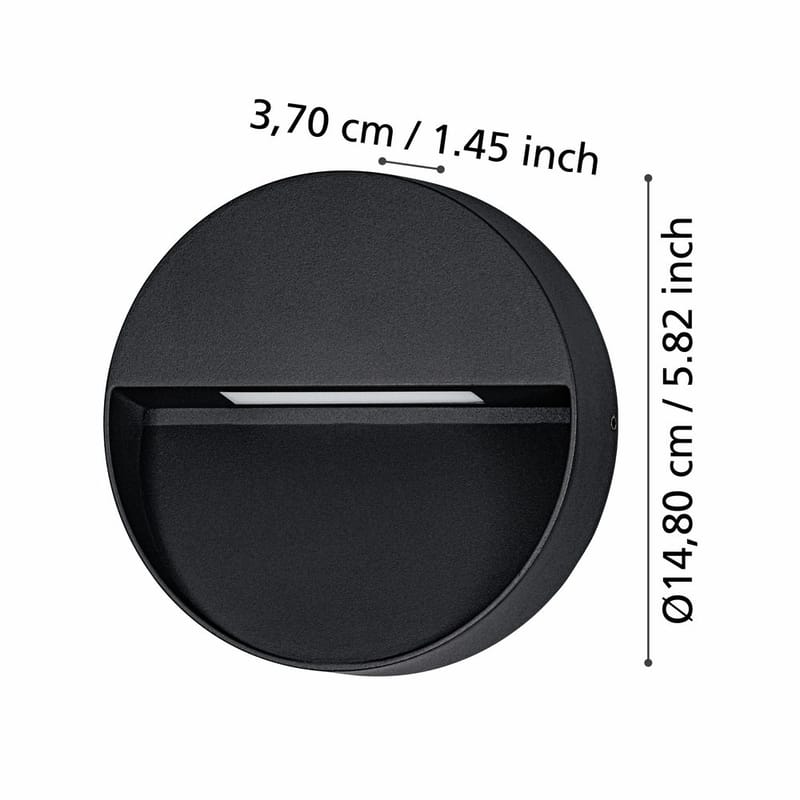 Seinävalaisin Ulkovalaistus Maruggio ×150 mm - 15 cm - Puutarhakalusteet - Terassiryhmät - Päälliset