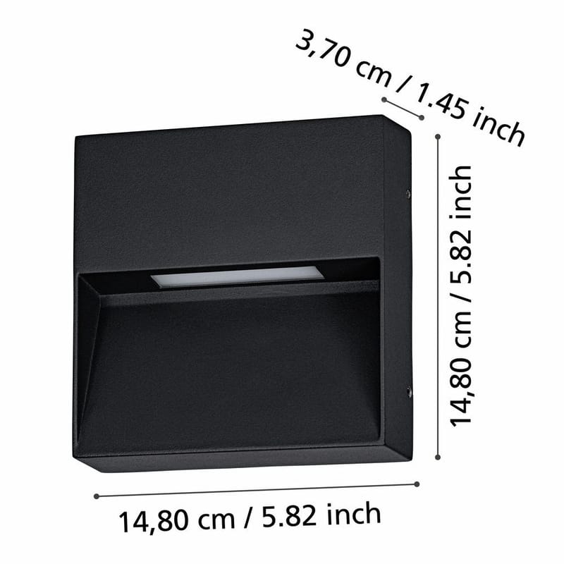 Seinävalaisin Ulkovalaistus Maruggio - 15 cm - Piha & ulkoaltaat - Piha-alue - Sisäänkäynti - Sisäänkäynnin valaistus