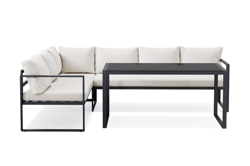 Silvia Lounge-ryhmä Ulkokäyttöön, Musta