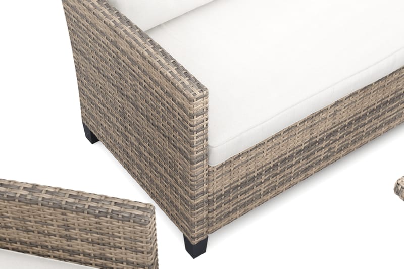 Soffgrupp utomhus Konstrotting Comfort Garden - Beige - Puutarhakalusteet - Terassiryhmät - Sohvaryhmät ulos