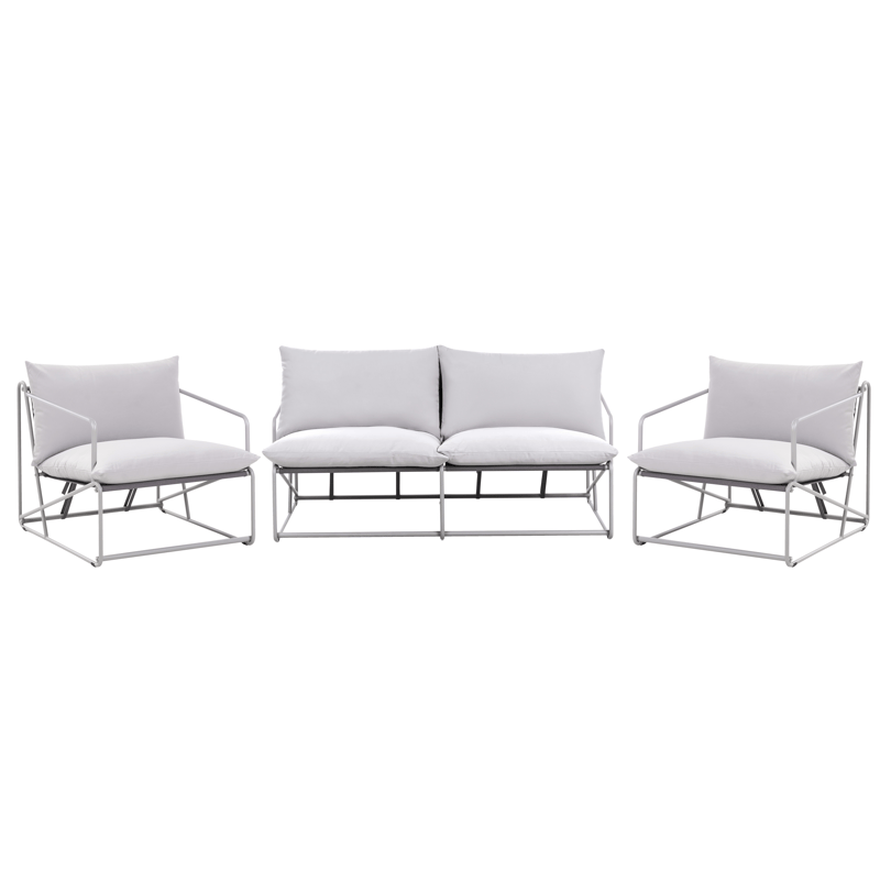 Sohvaryhmä ulos 4-istuttava Ponte - Harmaa - Puutarhakalusteet - Terassiryhmät - Sohvaryhmät ulos