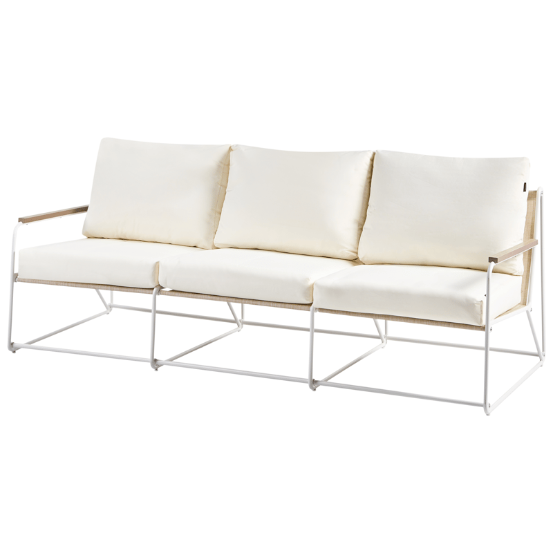 Sohvaryhmä ulos 5-istuttava Venaria pöydällä - Valkoinen/beige - Puutarhakalusteet - Terassiryhmät - Sohvaryhmät ulos