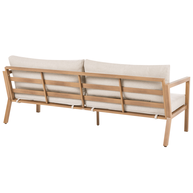 Sohvaryhmä ulos pöydällä 5-istuttava Oneta - Ruskea/Beige - Puutarhakalusteet - Terassiryhmät - Sohvaryhmät ulos