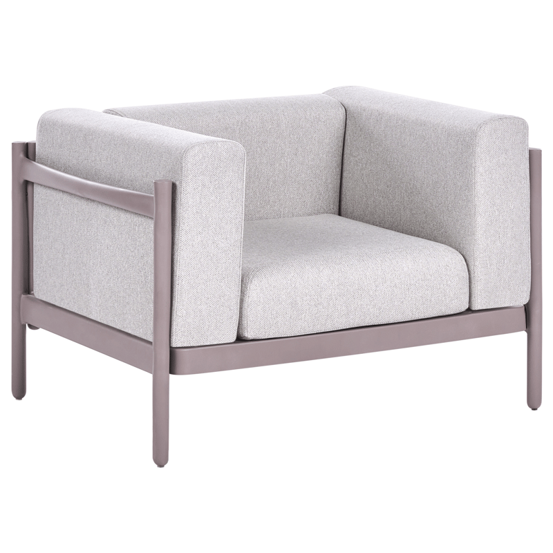 Sohvaryhmä ulos pöydällä 4-istuttava Ferretti - Harmaa/Beige - Puutarhakalusteet - Terassiryhmät - Sohvaryhmät ulos