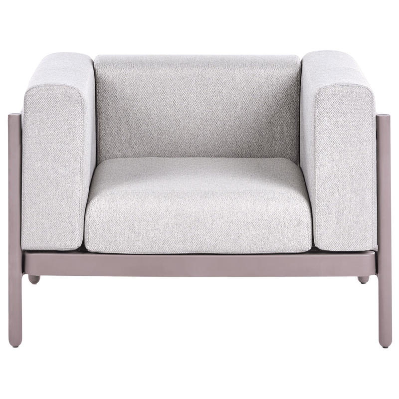 Sohvaryhmä ulos pöydällä 4-istuttava Ferretti - Harmaa/Beige - Puutarhakalusteet - Terassiryhmät - Sohvaryhmät ulos