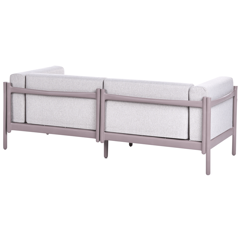 Sohvaryhmä ulos pöydällä 4-istuttava Ferretti - Harmaa/Beige - Puutarhakalusteet - Terassiryhmät - Sohvaryhmät ulos